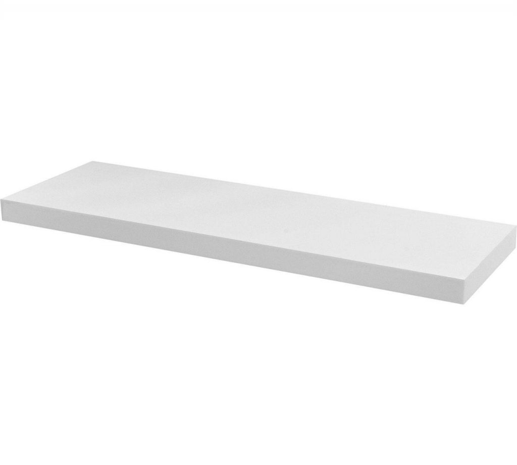 White Floating Shelf 300mm x 140mm Top Shelf UK