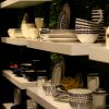 White Gloss Floating Shelf at Kate Spade