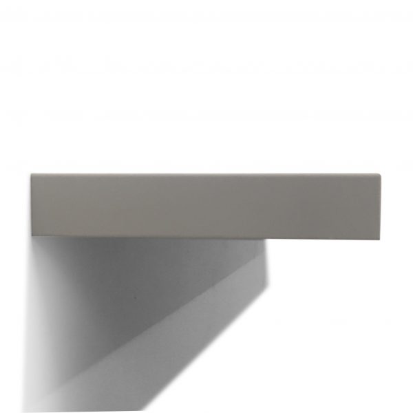 Dove Grey Floating Shelf side view