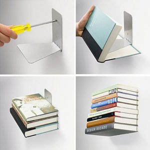 Showing how to install Top Shelf UK's concealed book shelves