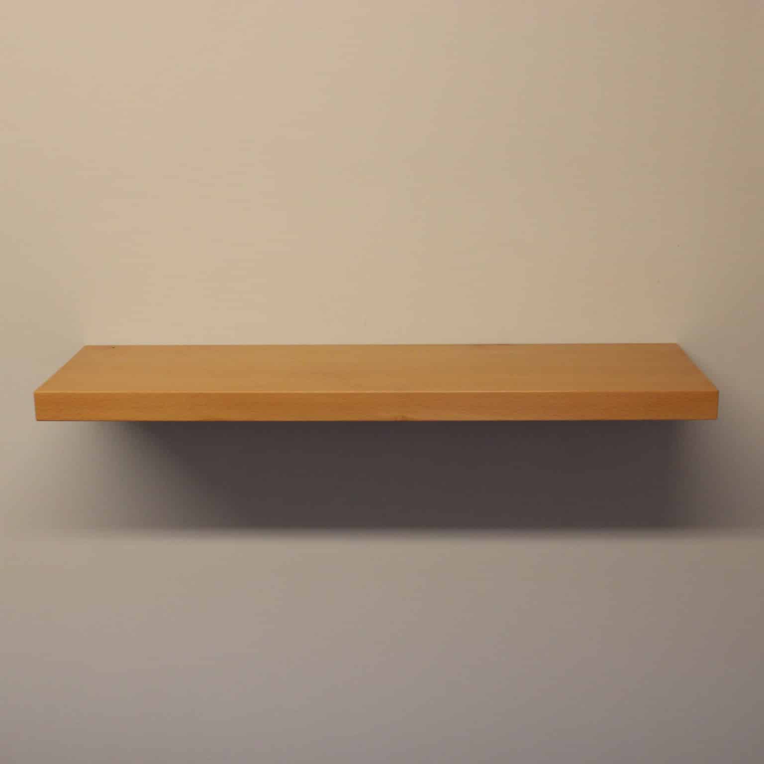 Solid Beech Floating Shelves | Top Shelf UK