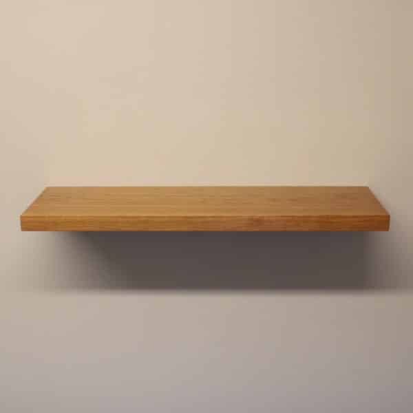 solid cherry floating shelf by Top Shelf UK upper view