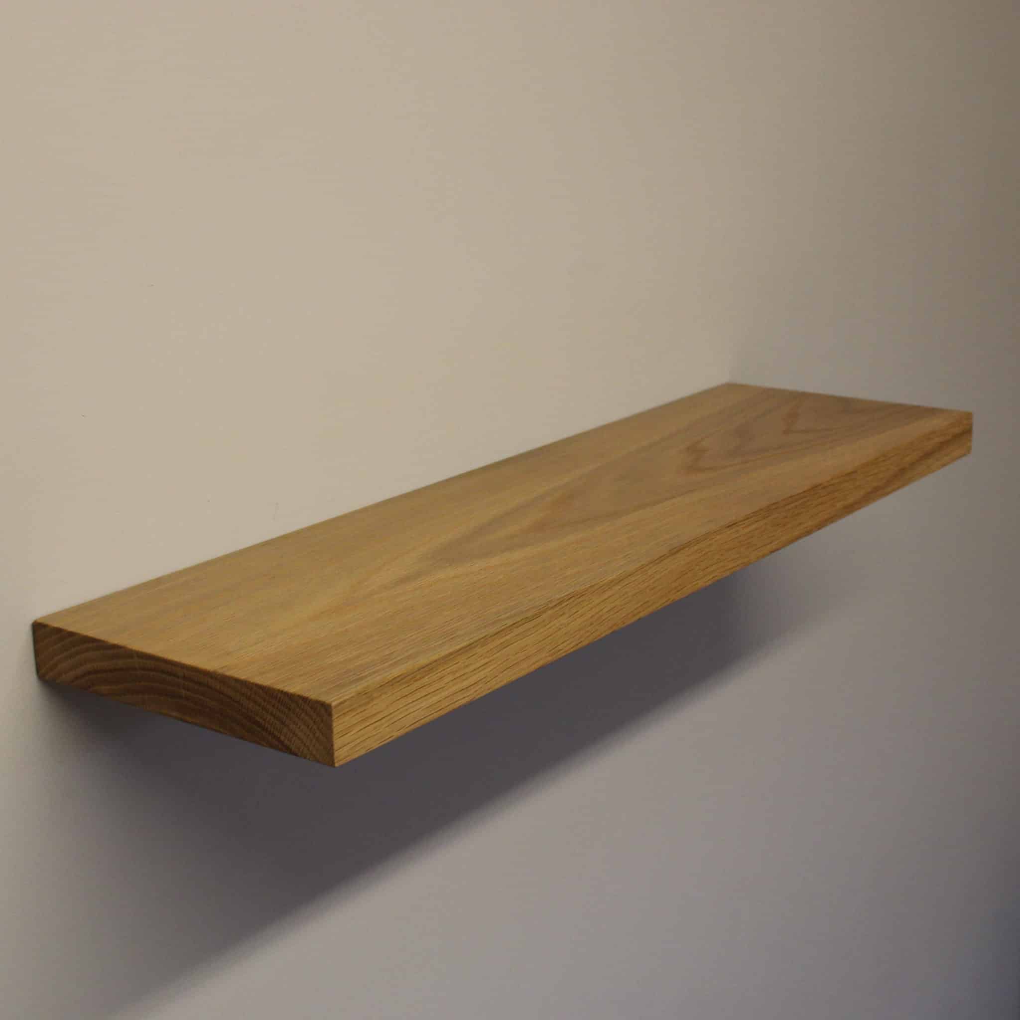 Solid Oak Floating Shelves Top Shelf UK