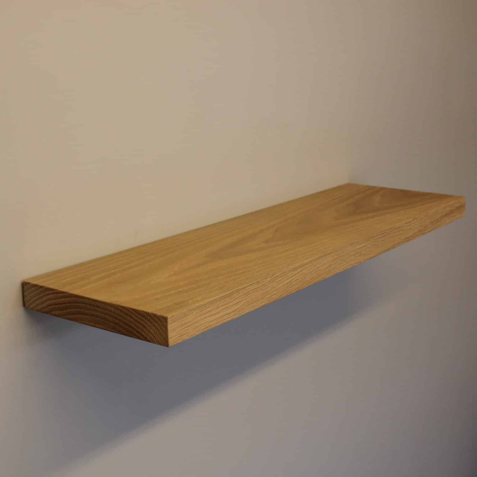 Solid Oak Floating Shelves Top Shelf UK