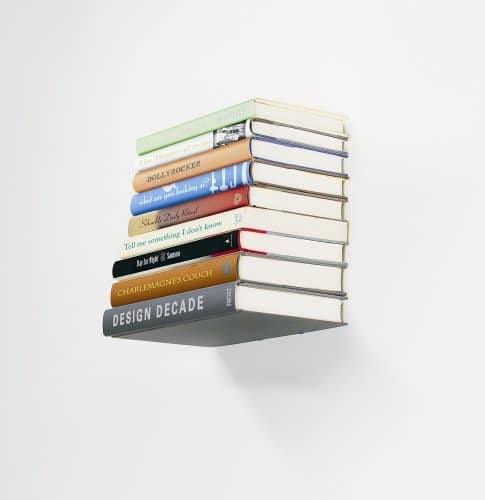 Invisible bookshelf from Top Shelf UK